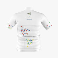 Load image into Gallery viewer, **CONFORT** White cycling jersey (RELAX FIT)
