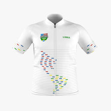 Load image into Gallery viewer, **CONFORT** White cycling jersey (RELAX FIT)
