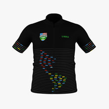 Load image into Gallery viewer, **CONFORT** Black cycling jersey (RELAX FIT)
